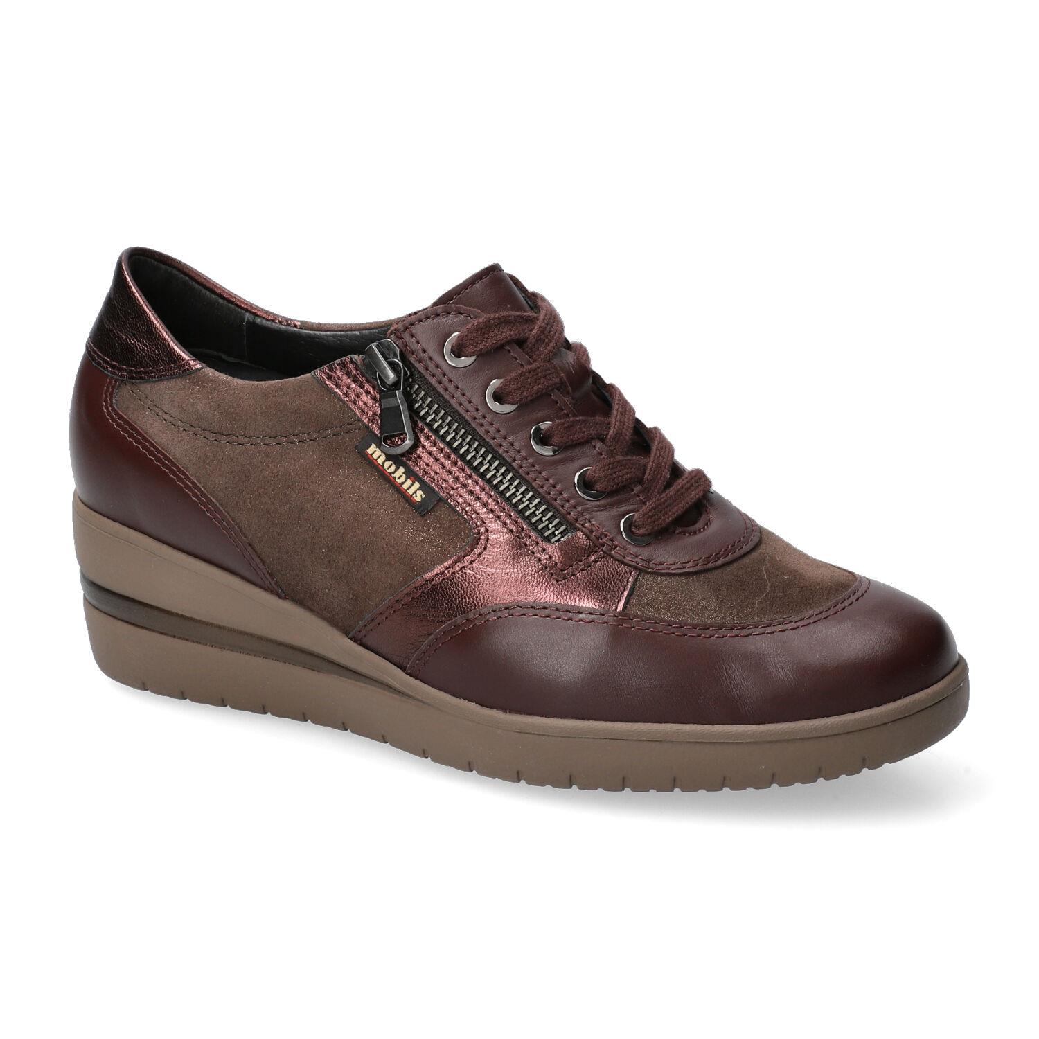 lacets femme modèle Patrizia bordeaux - Mephisto